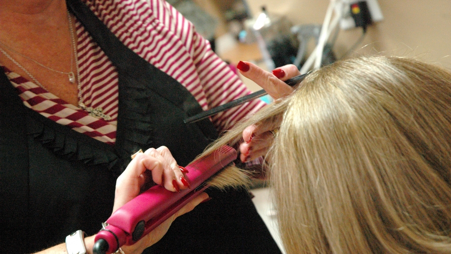 hairstylist in a hair salonhair